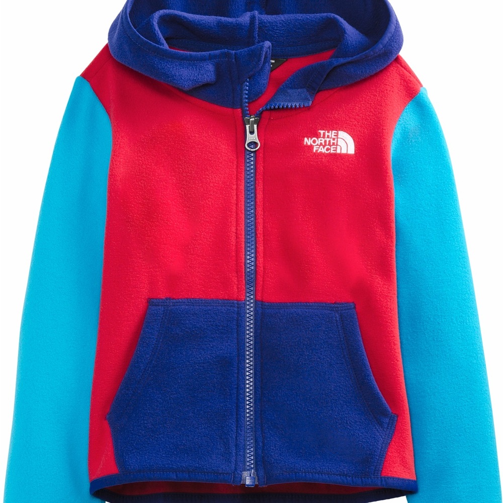 The North Face Glacier Full Zip Hooded Fleece Toddler Boy Size 5T